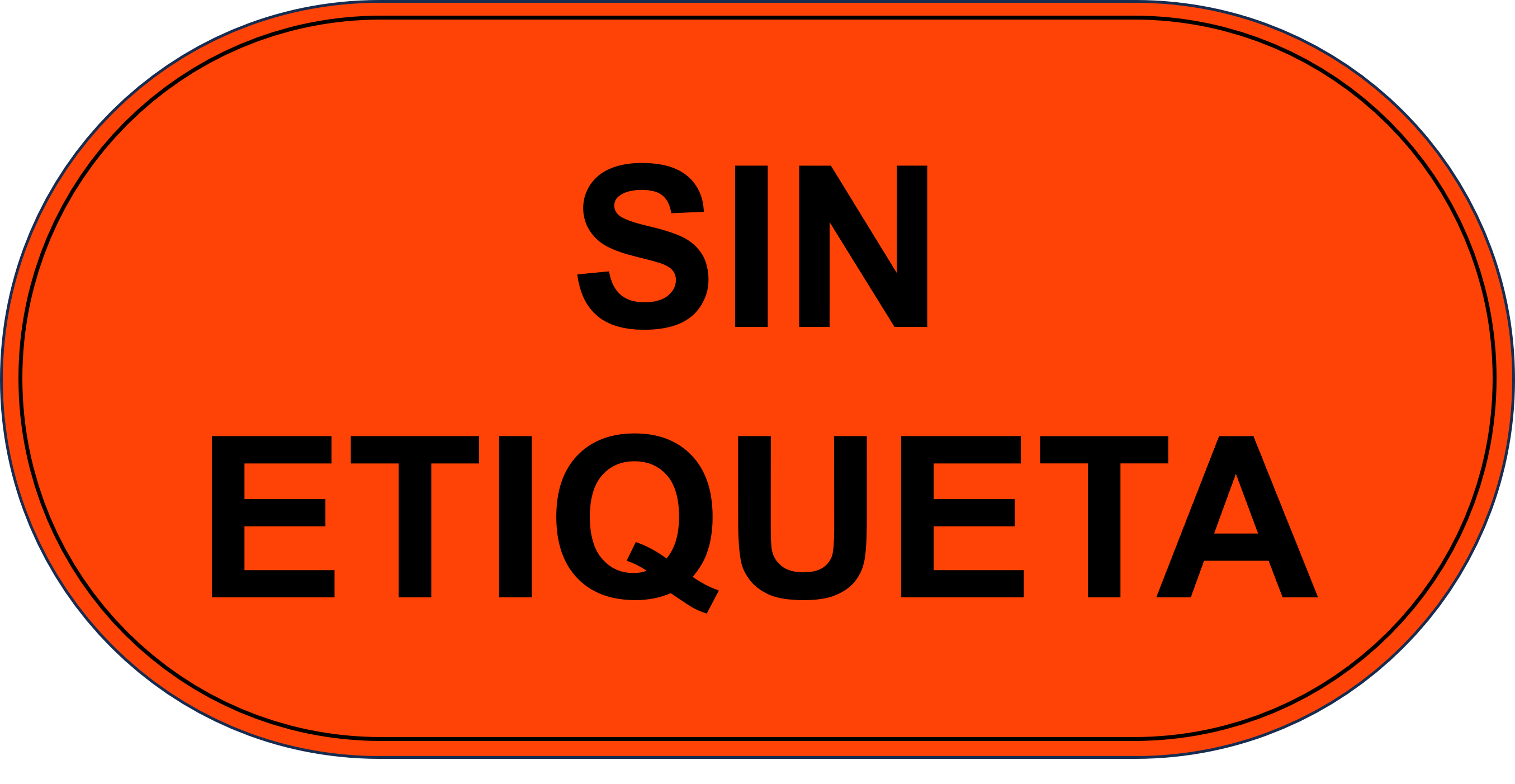 etiqueta sin